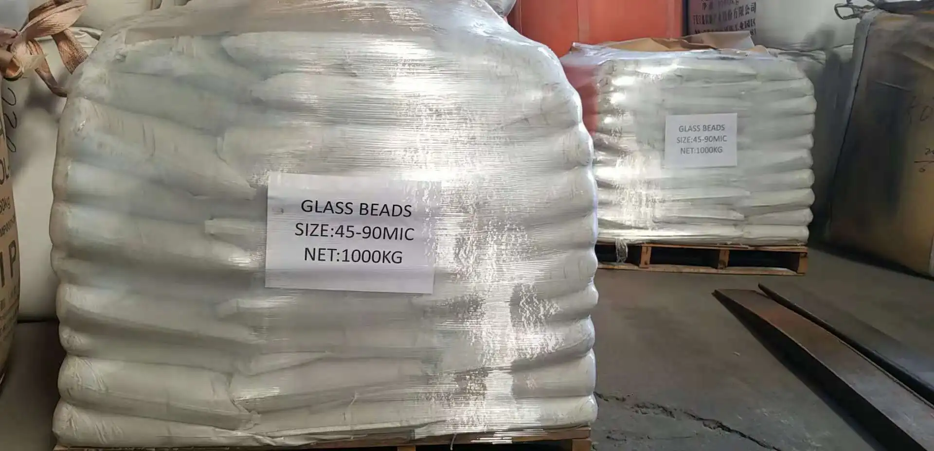Sandblasting abrasive glass beads for stainless steel surface clean_OKCHEM