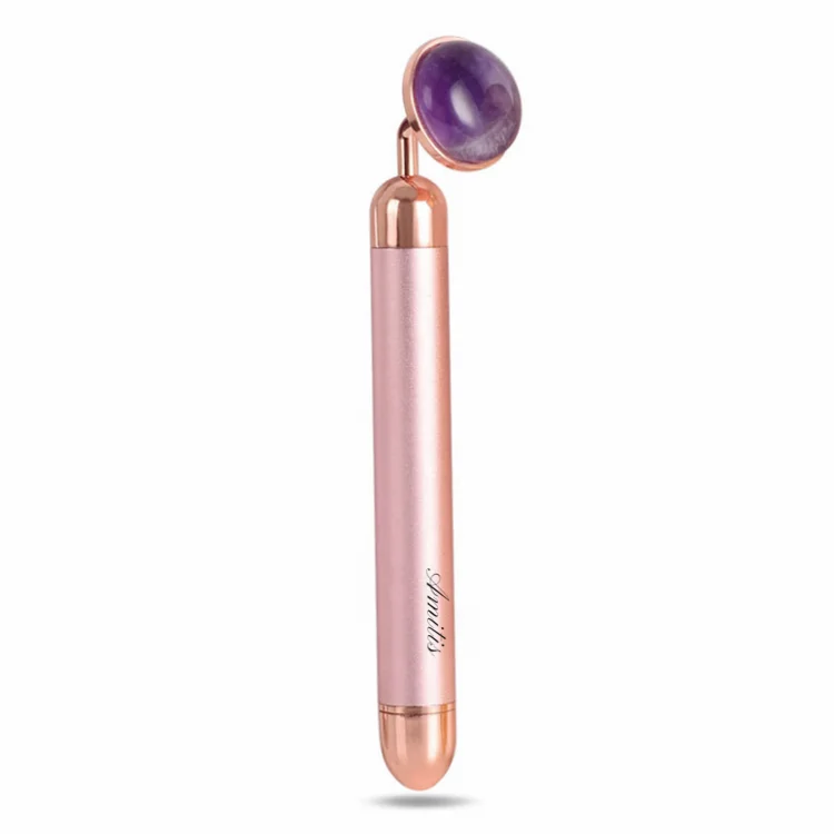 

Amitis new beauty facial age use equipment magic heated under eye massager, Golden,silver,pink