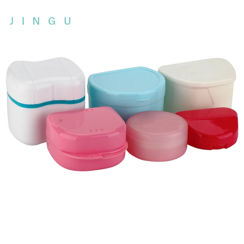 
Plastic Dental Storage Box Artificial Teeth Retainer Case Dental Denture Box 