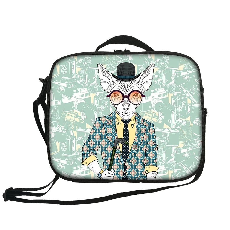 

New year 2021 bags cute animal print waterproof lightweight reusable lunch bags insulated cartoon character kids lunch bags