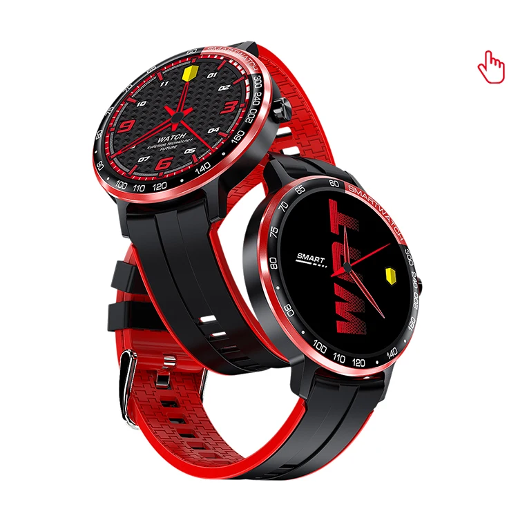 

Fashion Design Ip68 Waterproof 360*360 PHD IPS Full Round Touch Fitness Tracker Heart Rate Android Phone Smart Watch For Mens