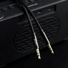 best selling 1m Nylon Braided 3.5mm aux audio cable speaker with aux cord aux cable for car