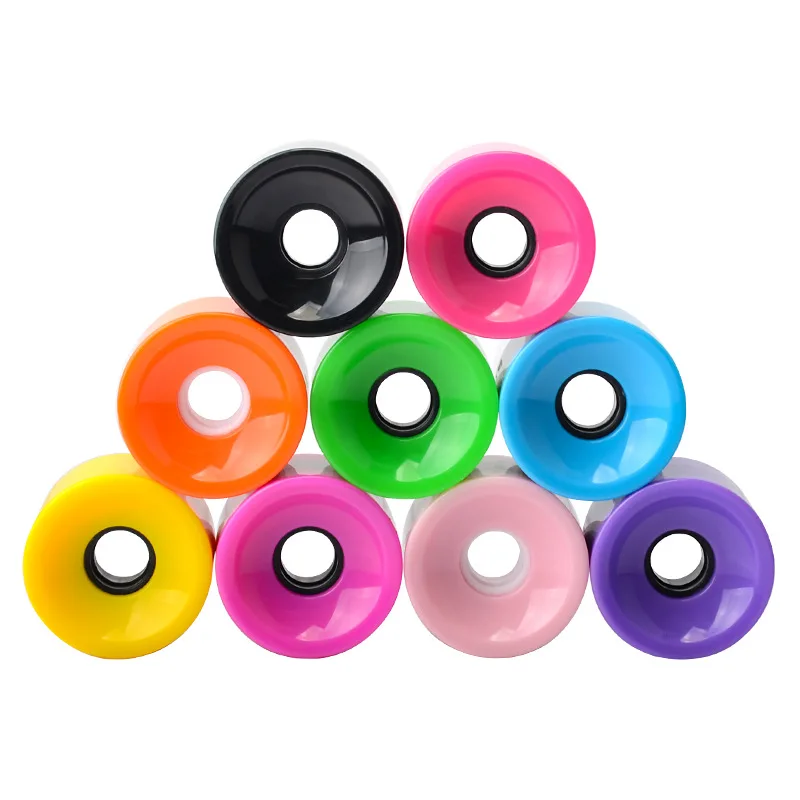 

Popular custom high rebound slide freeride 70mm PU wheels longboard skateboard wheels, Red/green/blue/yellow/custom