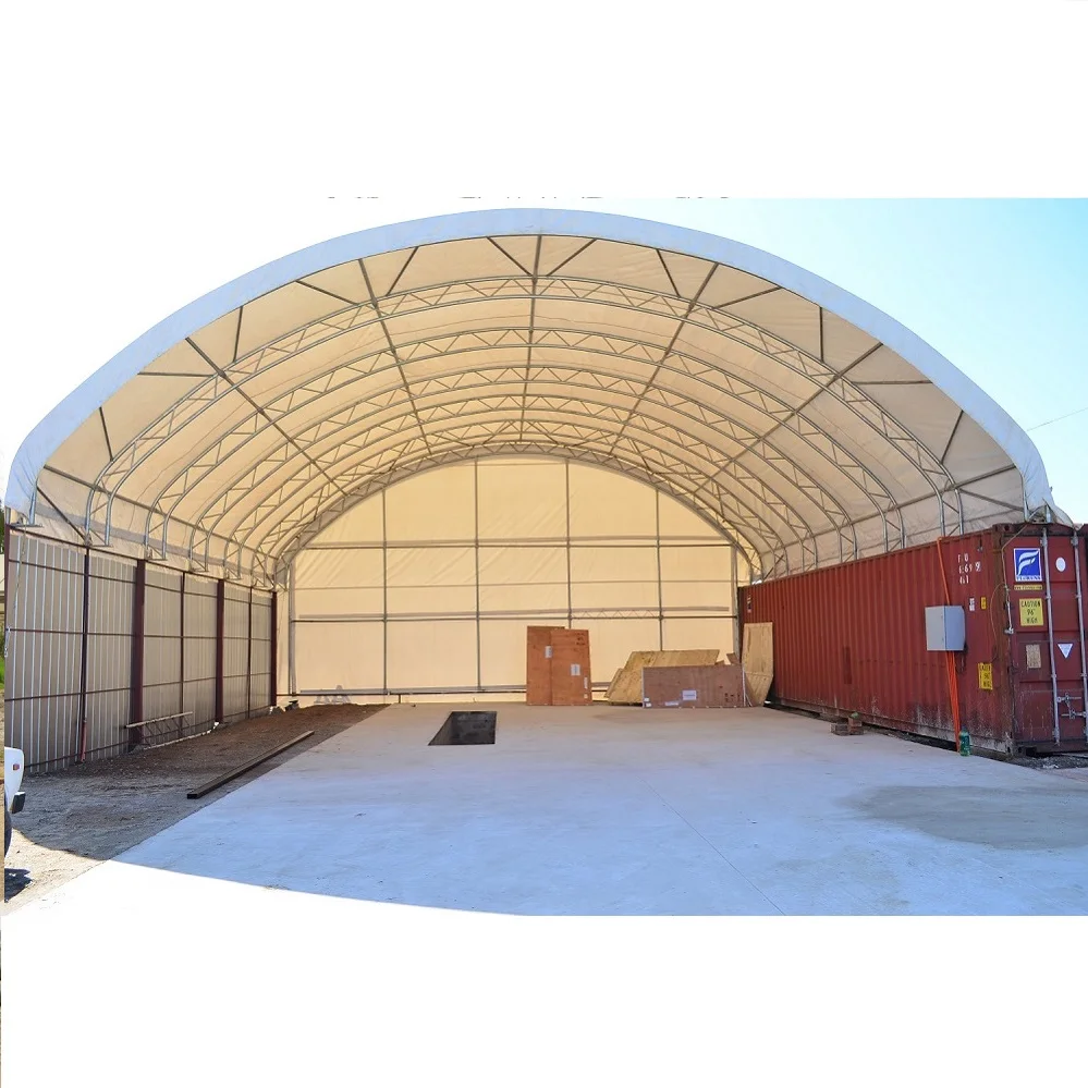 

12m wide c4040 Heavy Duty shipping container tent shelter, outdoor metal frame roof canopy