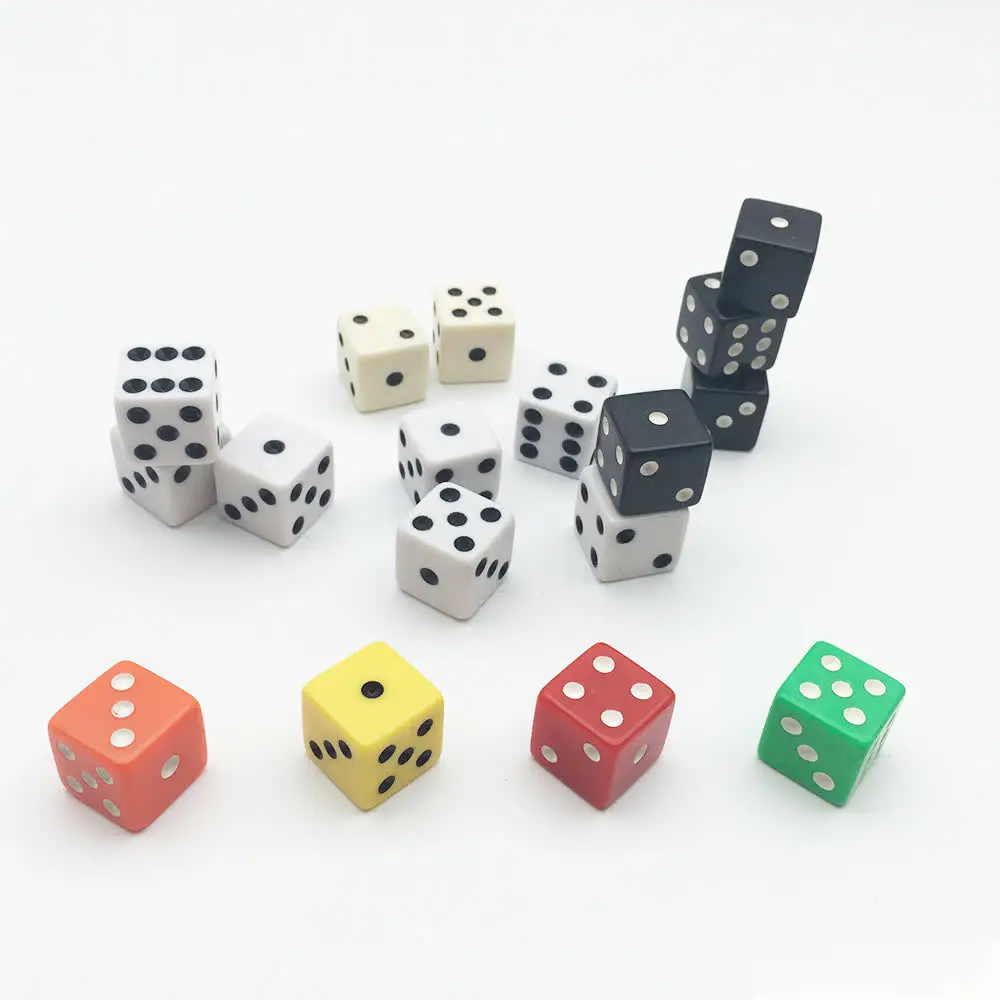 

Custom Printing 6 Sided Kamasutra Dice Set 16mm For Board Game Ludo Game, Colorful