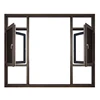 cheap aluminium louver casement windows 4 panels casement windows