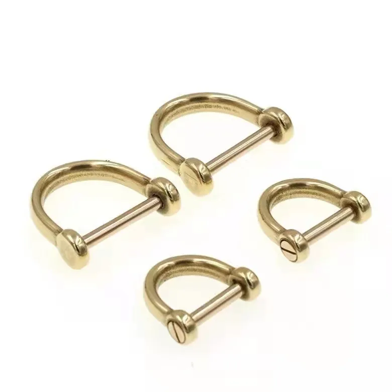 

Stock Wholesale Luggage Handbag Purse Horseshoe Metal Screw D Detachable Ring Female Bag Repairing Parts