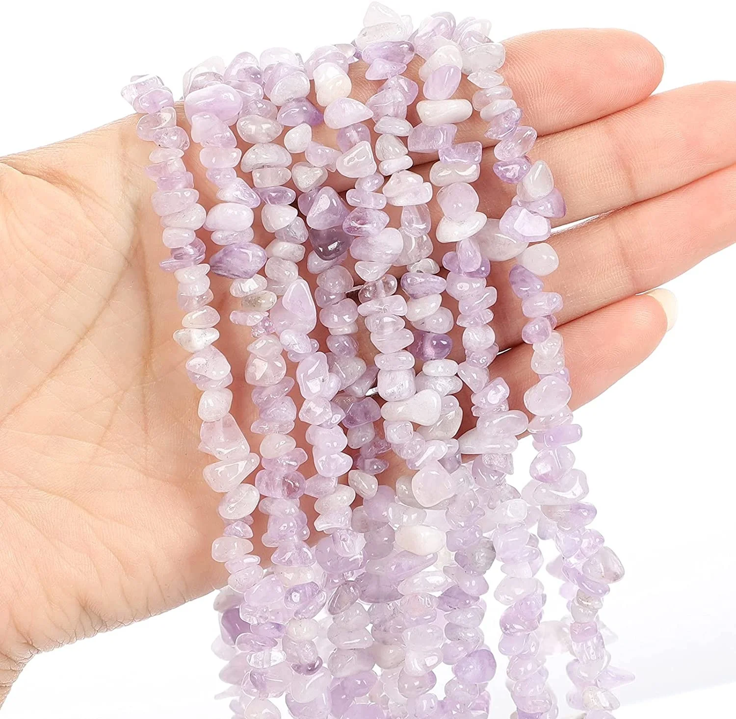 

Wholesale Natural Purple Agate Crystal Stone Beads Women Jewelry Making Accessories Gemstone Loose Irregular Stone Beads