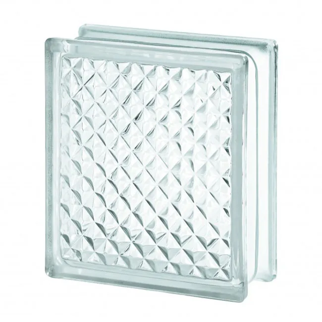 
190x190x80mm Building Decorative Craft Clear Transparent Hollow Glass Blocks Brick 