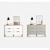 2019 wholesale factory solid wood living room toy storage dressers cabinet 6 chest of drawers
