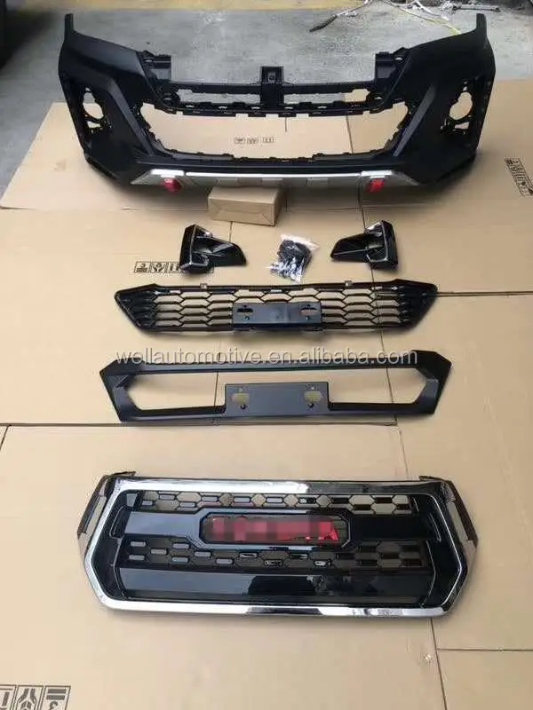 Offroad Accessories Front Car Bumpers Abs Black Plastic Body Kits For