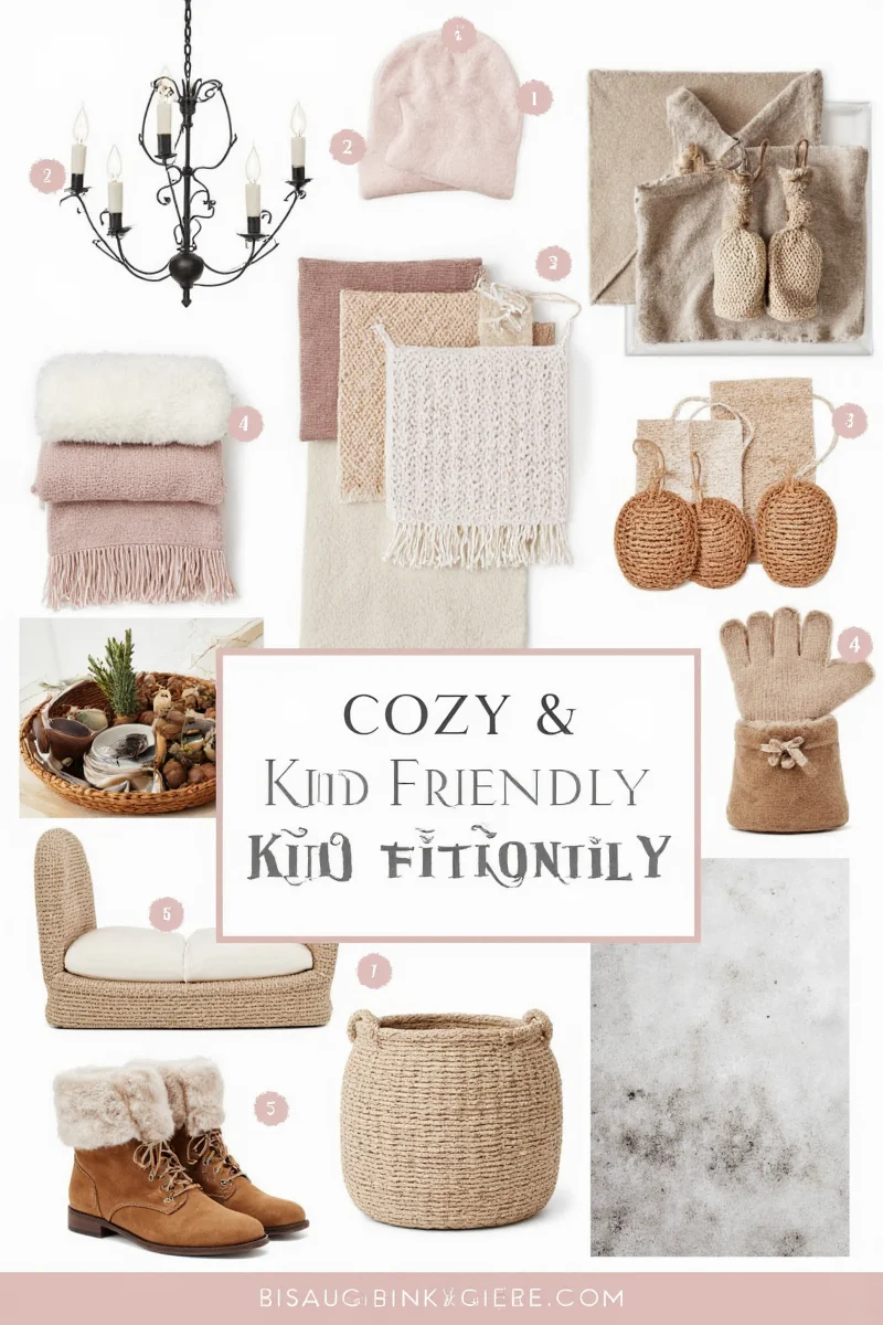 Layered Textures in a Winter Living Room