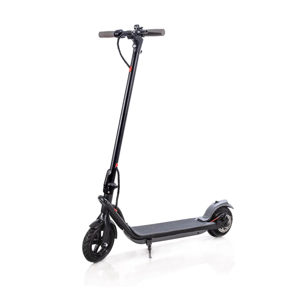 

Emoko Big capacity 2 wheel 7.5Ah 10.4Ah battery 9 inch 10 inch adults mobility folding electric scooter, Black