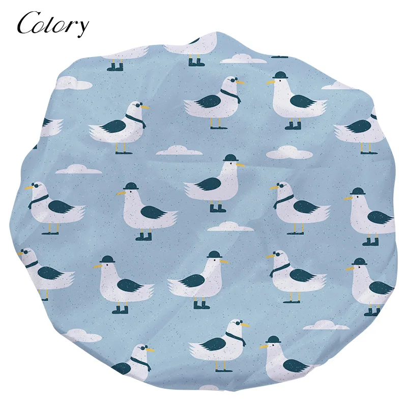 

Colory Long Packing Machine Water Proof Shower Cap, Customized color