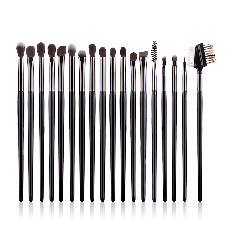 

2021 new styles eye brush set private label basic eye makeup brushes set with black box