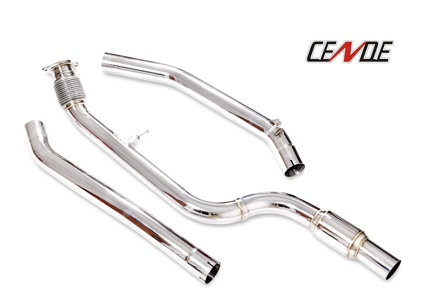CENDE Car Parts Stainless Steel carbon fiber exhaust pipe for Alfa Romeo Guilia Stelvio
