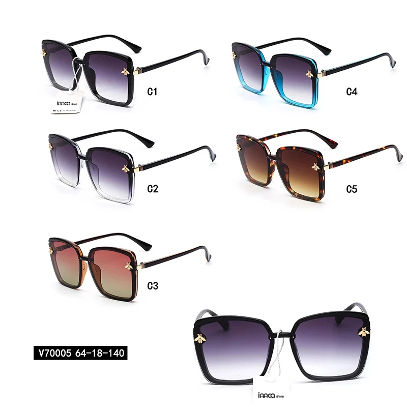 

Designer Shades Famous Brands Women and Women Oversized Square Sun Glasses Custom Sunglasses 2021