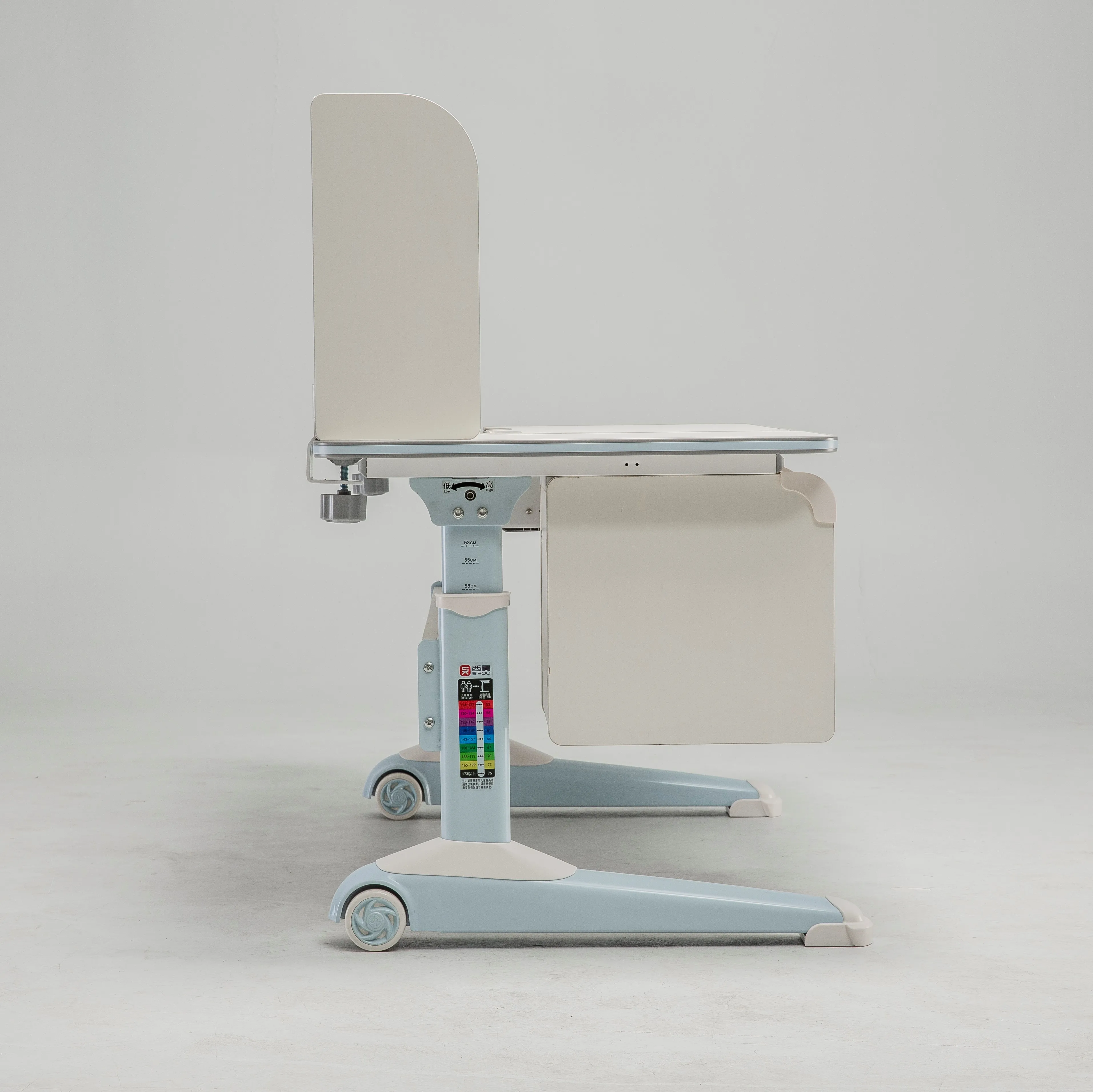 
High quality latest design kids table chair furniture height adjustable children study writing desk school desk for children 