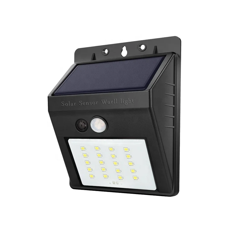
Smart Home Wall Waterproof Outdoor Motion Sensor LED Solar Power Garden Light 
