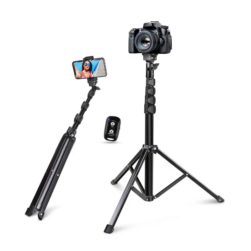 

67'' Phone Tripod Stand Selfie Stick Tripod,All in One Professional Cell Phone Tripod,Selfie Vlog Live Stream Photography Tripod