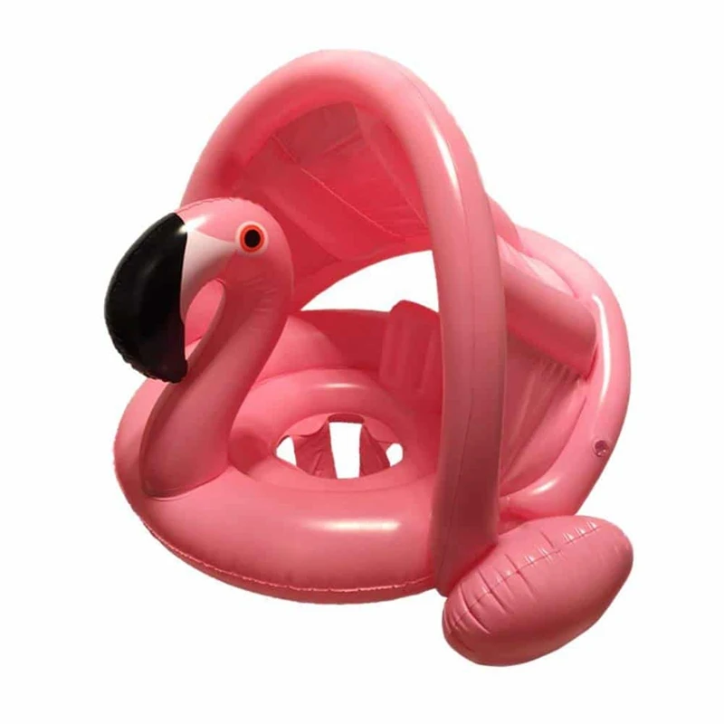 

Inflatable Swim Float Toys Cartoon Flamingo Swan Shape Water Sport For Baby Kids Water Animal Shape Swimming Pool Toys