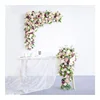 GIGA wedding decoration artificial triangle silk flowers panels backdrop flower wall