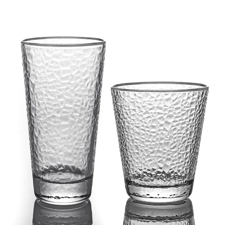 

Japanese Hammer Cup Water Cup Thickened Heat-resistant Glass Household Cup