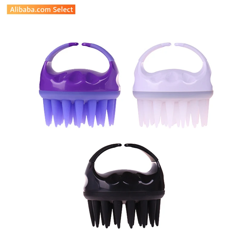 

Private Label Manual Shampoo Brush Silicone Baby Adult Scalp Massager