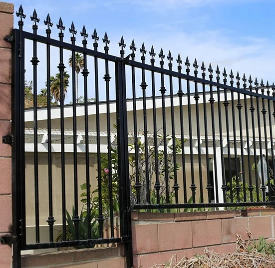 2019 顶级花园热镀锌花园锻铁围栏