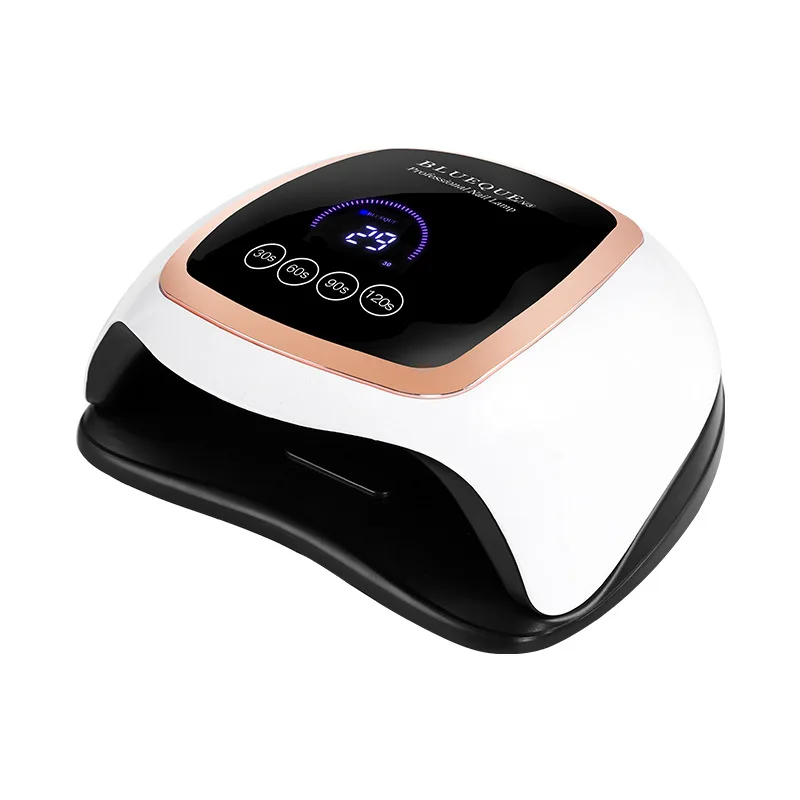 

BLUEQUE new style LCD display touch screen nail lamp 168W nail machine led phototherapy lamp uv nail lamp