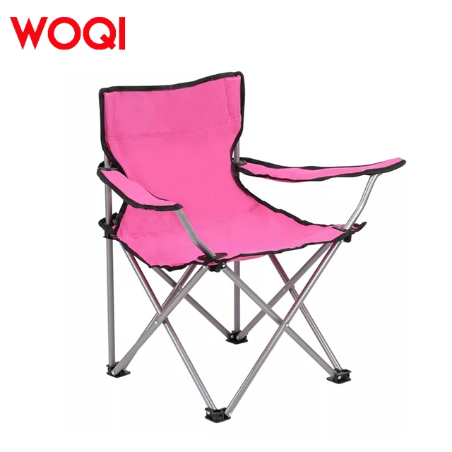 WOQI Customizable Printed Iron Oxford Fabric Lightweight Portable Outdoor Park Fishing Folding Camping Chair