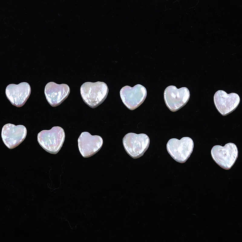 

Heart Shape Baroque Nature Pearl Loose Wholesale Freshwater Pearl, White