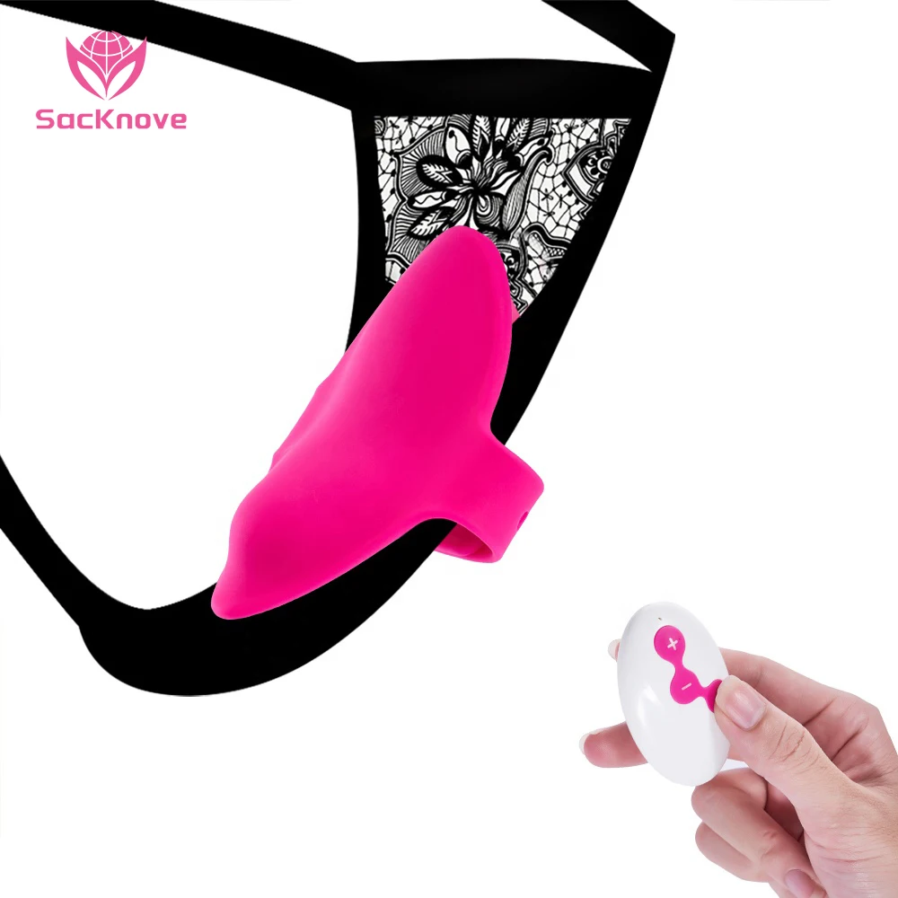 

SacKnove Invisible Wearable Wireless Remote Control Clitoral G Spot Egg Vibrator Butterfly Vibrating Panties For Women