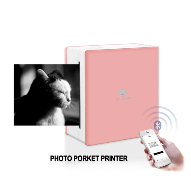 

M02 Phomemo Portable Label Printer Mobile Phone Wireless Thermal Sticker Pocket Mini Handheld Photo Printer For Android IOS