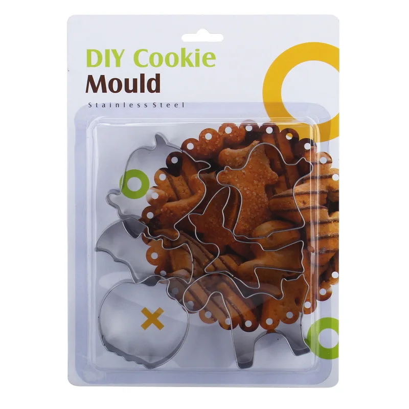 

Halloween Cookie Cutters Stainless steel Set Mold 6pcs