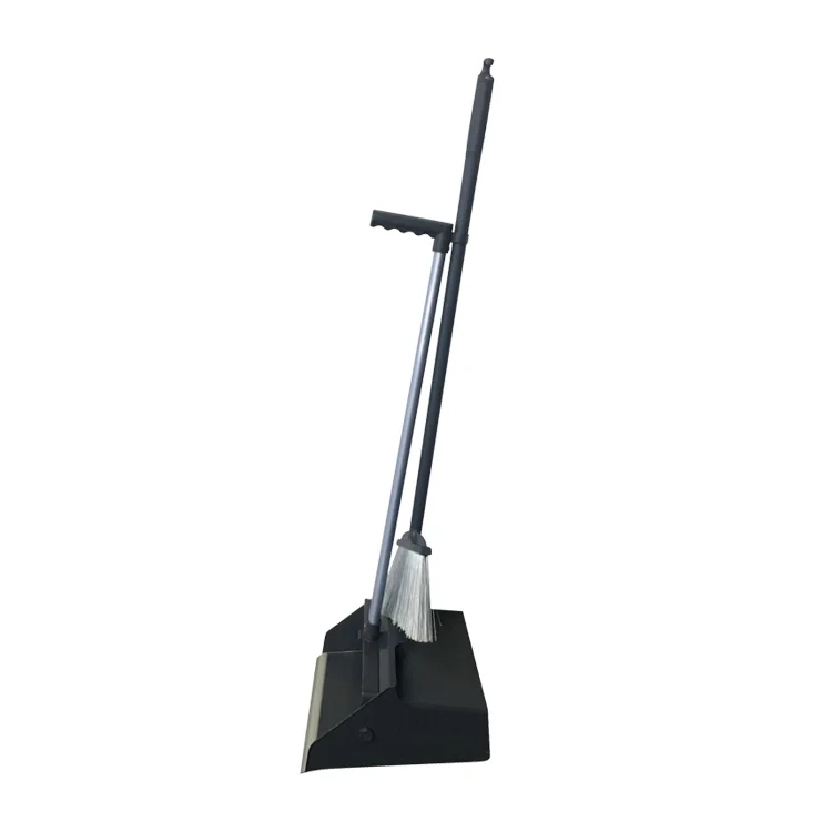 Cleaning Supplies Upright Broom and Dustpan Combo with Long Handle for Home Kitchen Room Broom and Dustpan Set