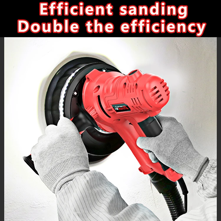 High Performance 1200-2300R / Min Drywall Sander Machine Electric Dry Wall Polisher