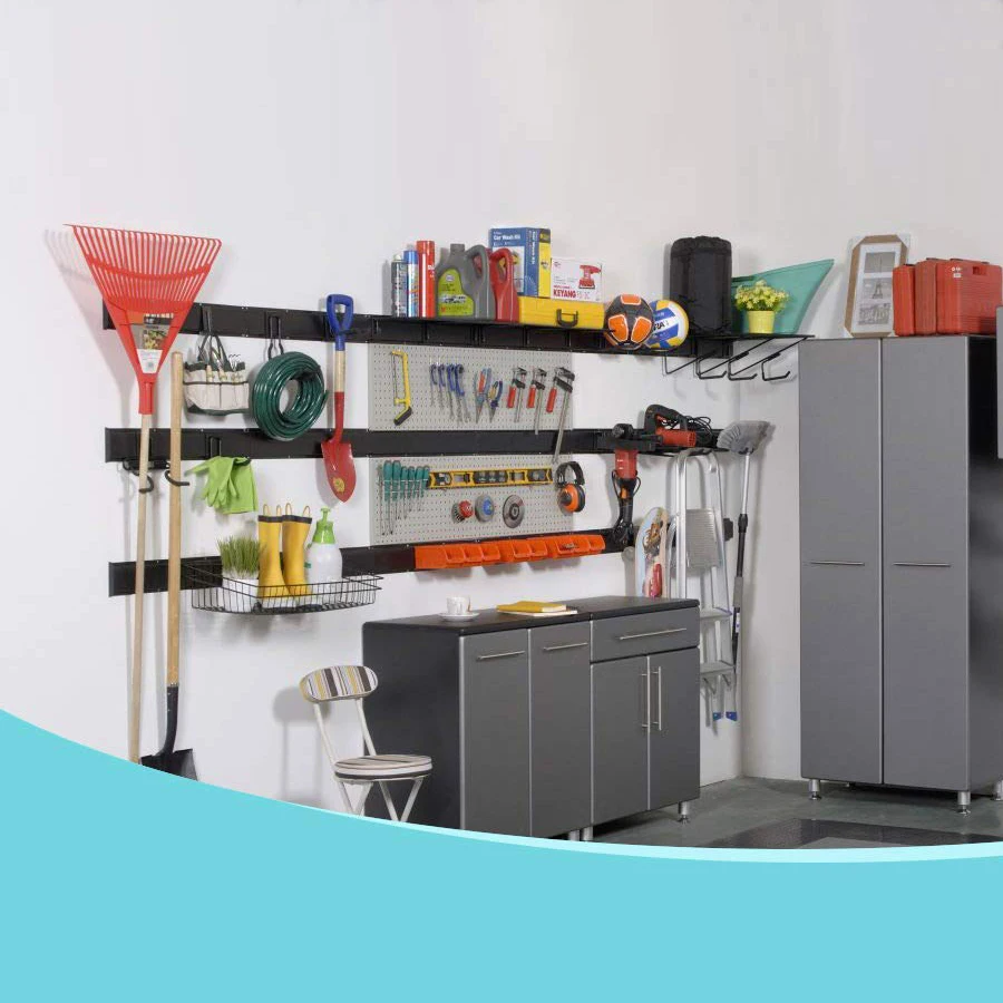 Jhmech Garage Storage System Bike Hanger Home & Garage Wall Mounted