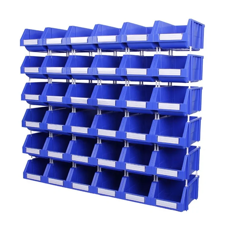 

Bulk Stocks warehouse Tool Hardware Storage box Picking stackable Stacking Hanging Plastic shelf Storage Bin Part Bin