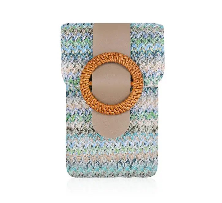 

manufacturer prices bali girl's bamboo woven straw beach clutch phone bag