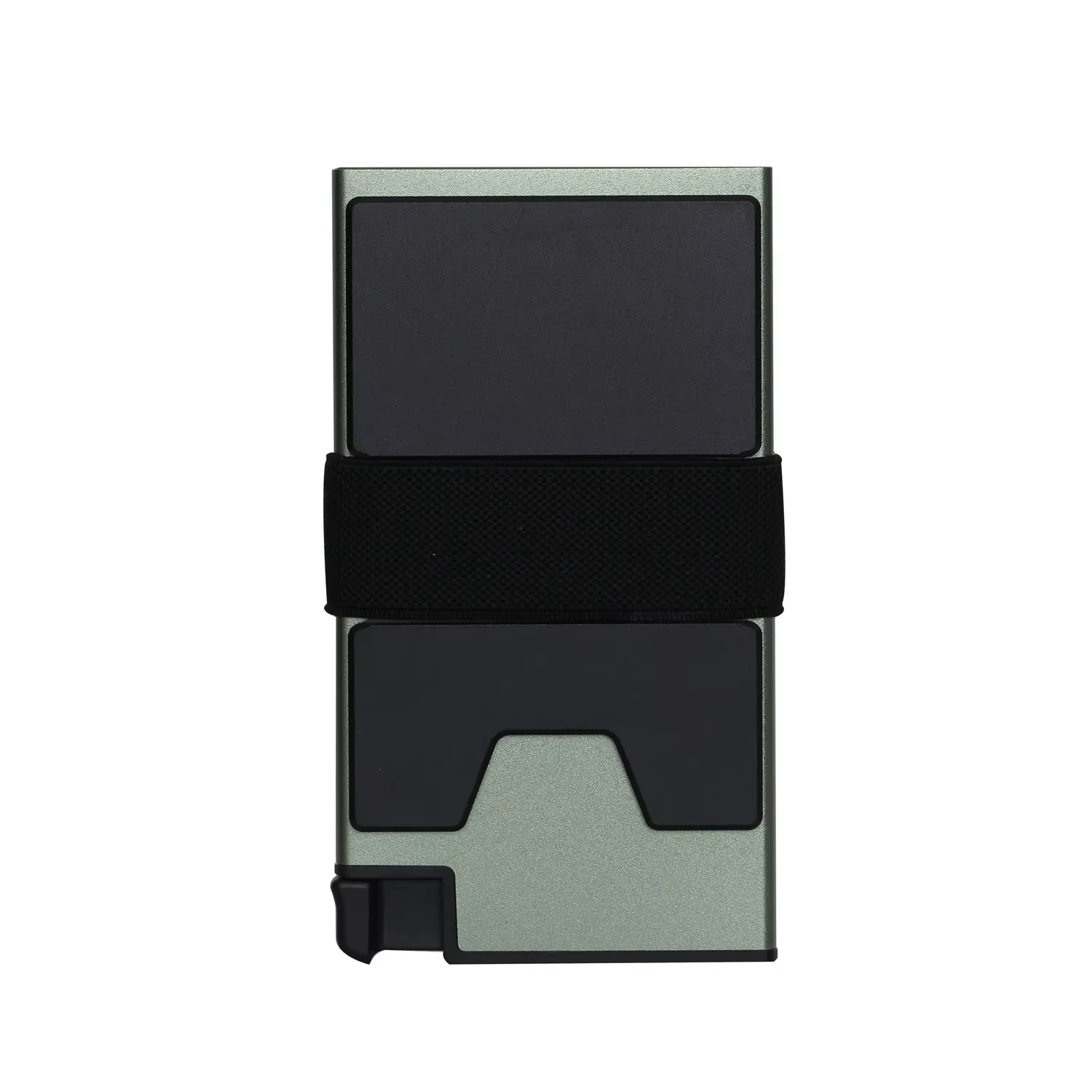 RFID Blocking Money Clip Metal Wallet Credit Card Holder With Expandable Backplate