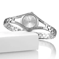 

Women's bling bling CZ stone Quartz Analog wrist watch women for Lady