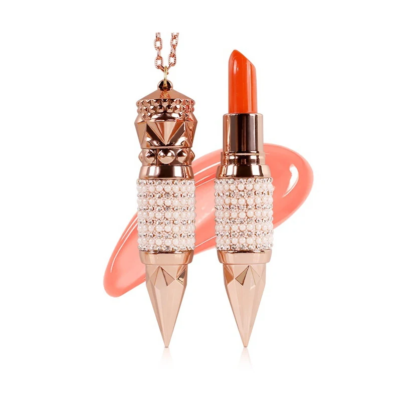 

Wholesale 3 Colors Carrot Nourishing Moisturizing Women Color Changing Luxury Lip Balm