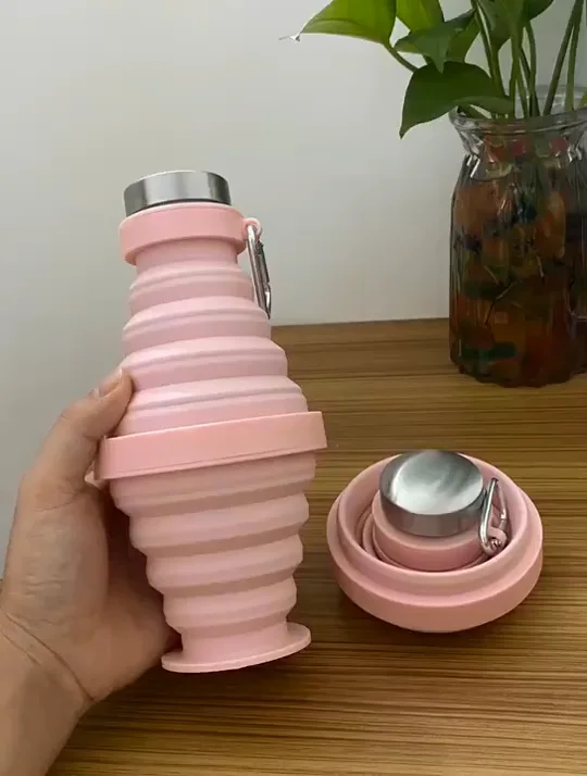 New Product Ideas 2021 Silicon Innovative Water Squeeze Bottle Travel