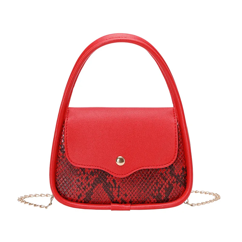 

2022 new style handbag snake pattern crossbody shoulder bag luxury purse and handbag for women, 6 colors