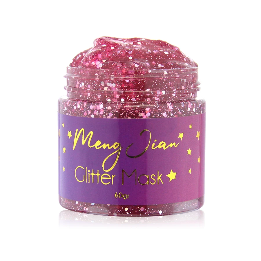 

private label facial deep clean moisturizing brightening glitter mask