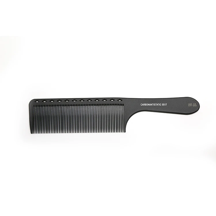

Anti Static Heat Resistant Hairdressing professional highlight comb Wide Tooth Hair Barber designed customised combs, White,black,any color customizable