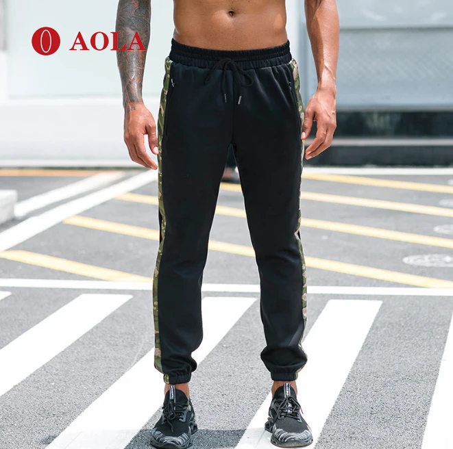 

AOLA Yoga Pants Men Compression Extra Leg Fitness Clothing Wear Clothes Outfits Mens Long Gym Leggings, Picture shows