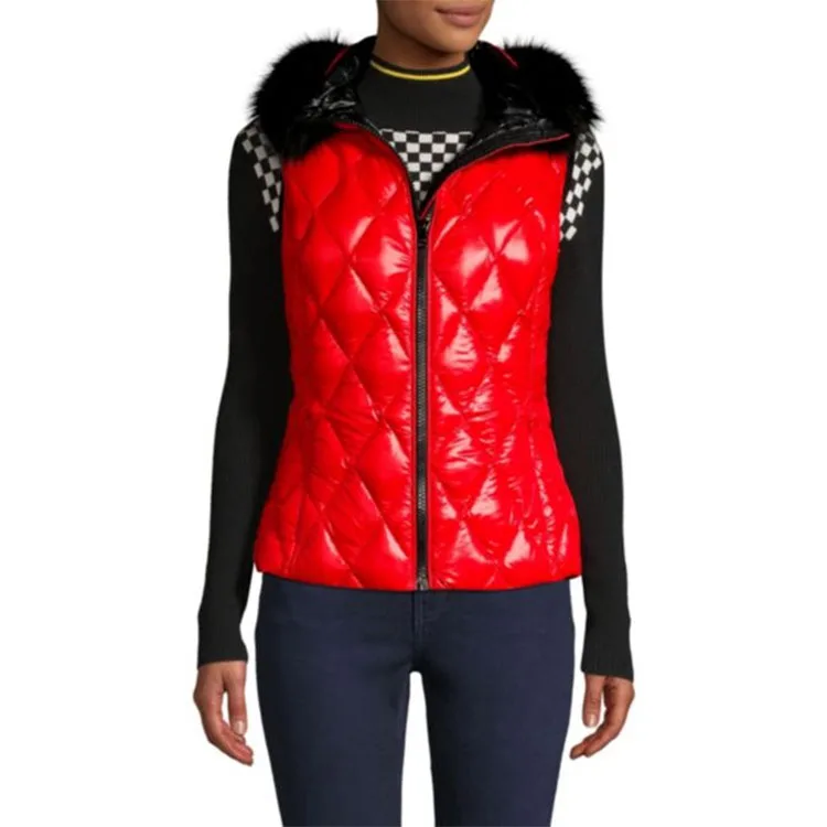 
Fashionable Breathable Warm Lightweight Down Puffer Women Winter Vest For Jackets 