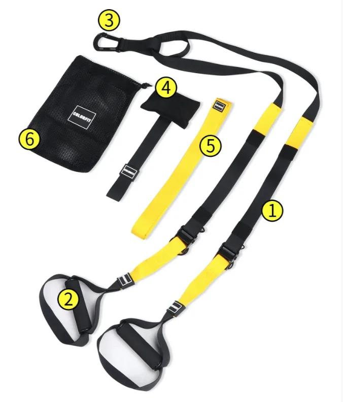 

Resistance with Suspension Trainer Straps For Sport Home Gym
